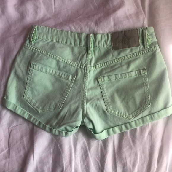 BCBGeneration Mint Green Shorts - Picture 2 of 3